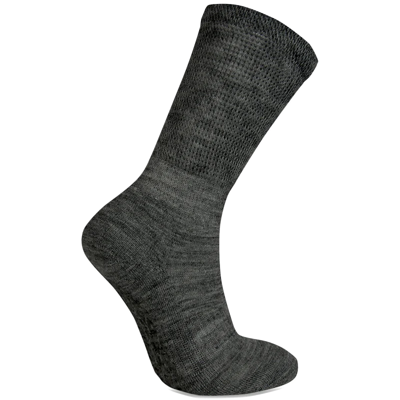 Springyard Antislip Sox Wool Grey 39/42 - Halkstrumpor