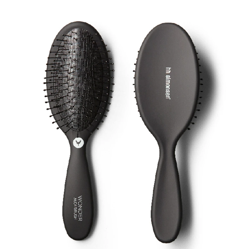 HH Simonsen Wonder Brush Midi Black - Hårborstar