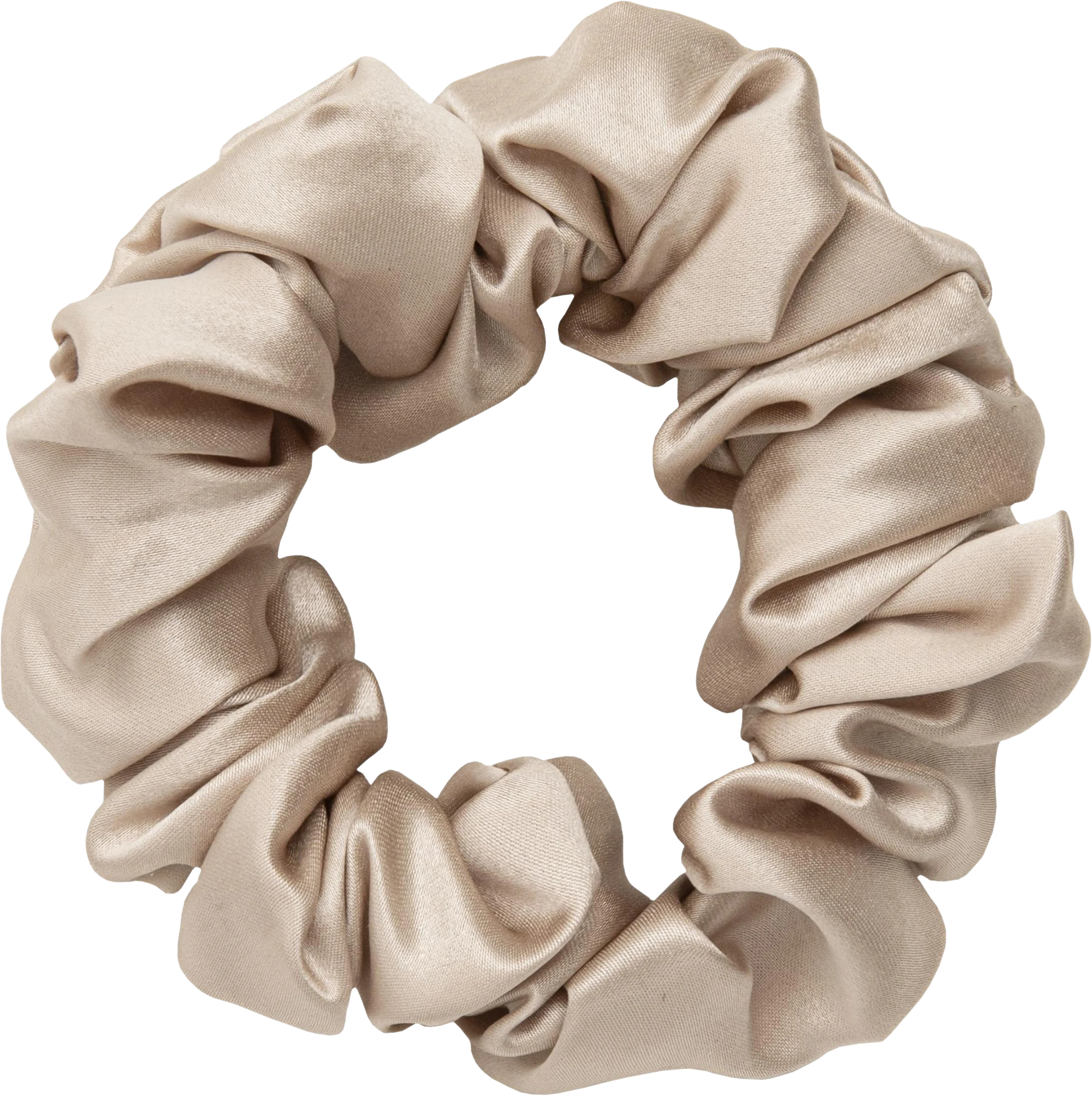 ByBarb Sidensnodd Stor Beige - Hårsnoddar & tofsar