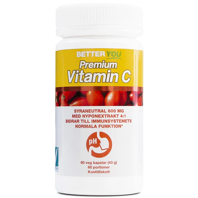 Better You Premium Vitamin C 60 kapslar - C-vitamin