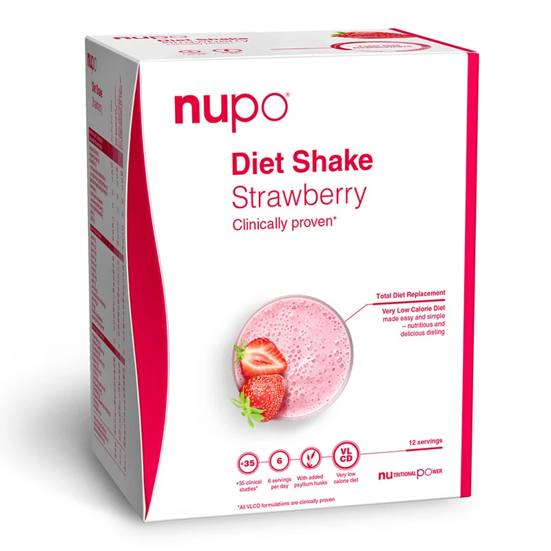 Nupo Diet Shake Strawberry 12 portioner - Diet shakes