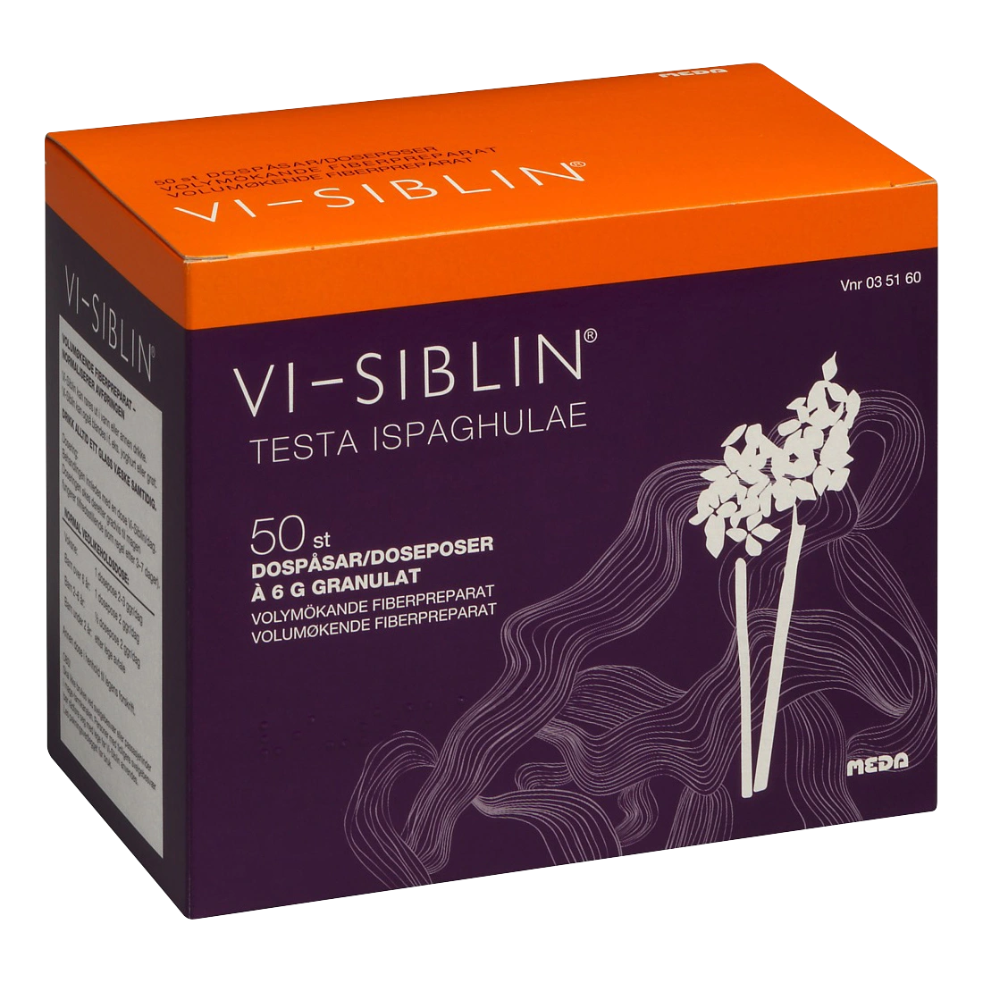 Vi-Siblin granulat i dospåse 610 mg/g 50 st - Förstoppning & hård mage