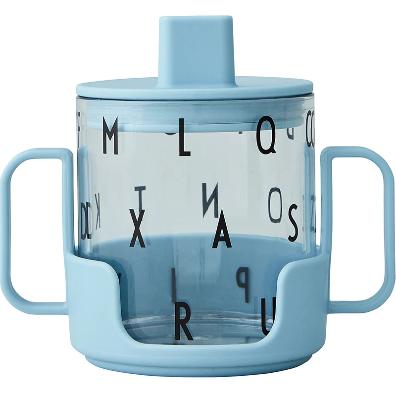 Design Letters Grow with your cup tritan prep 175ml Light Blue - Pipmuggar & dricksflaskor