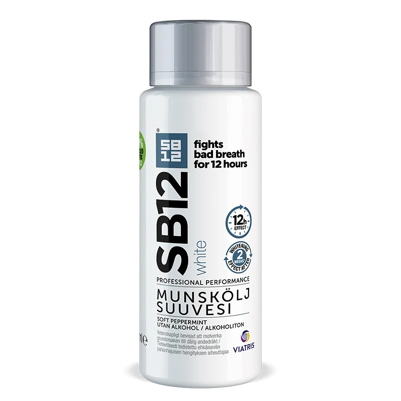 SB12 White Munskölj 250 ml - Munskölj mot dålig andedräkt