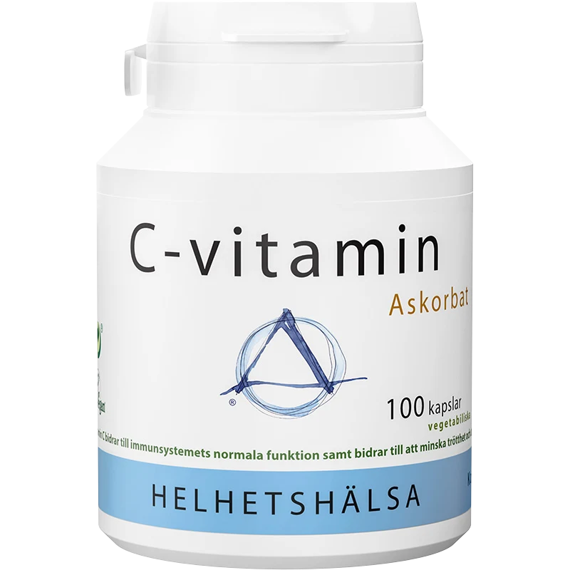 Helhetshälsa C-vitamin, askorbat 100 kapslar - C-vitamin