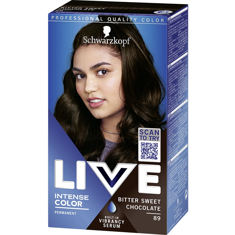 Schwarzkopf Live Intense Color Hårfärg 89 Bitter Sweet Chocolate - Hårfärg