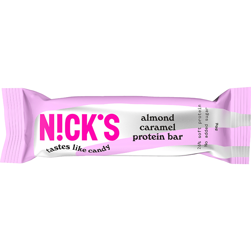 NICK'S Protein Bar Almond Caramel - Proteinbars