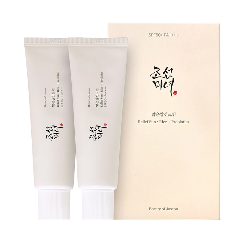 Beauty Of Joseon Relief Sun: Rice + Probiotics Set 100 ml - Solskydd ansikte