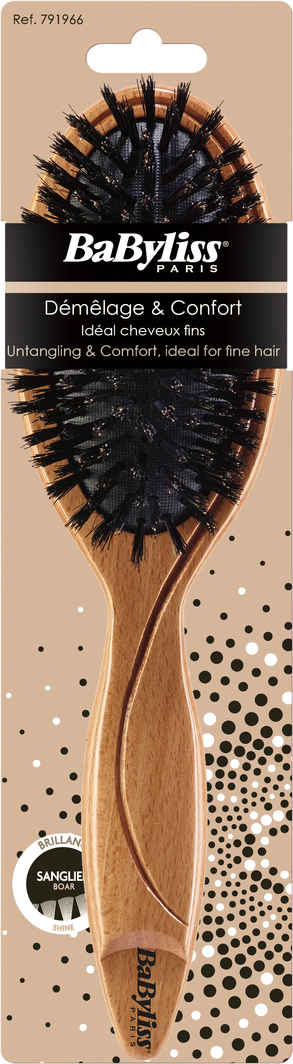 BaByliss Paddelborste Vildsvin - Hårborstar