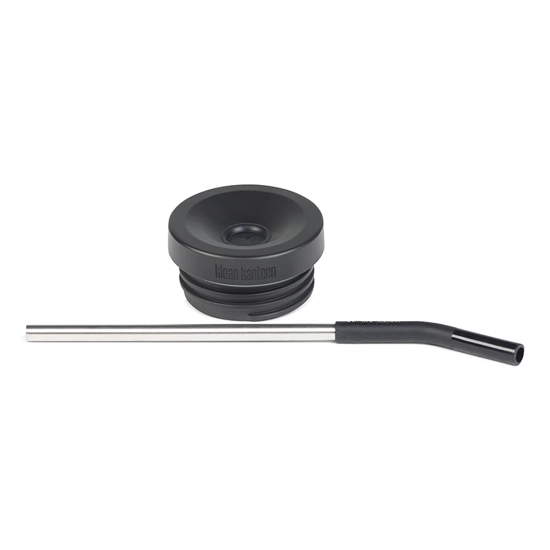 Klean Kanteen TKWide Straw Lid Set Black - Friluftsliv & outdoor