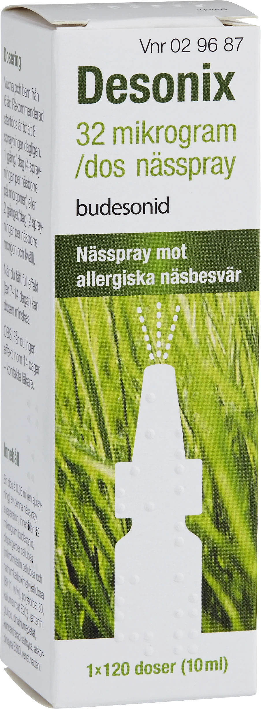 Desonix nässpray 32 μg/dos 120 doser - Nässpray mot rinnsnuva