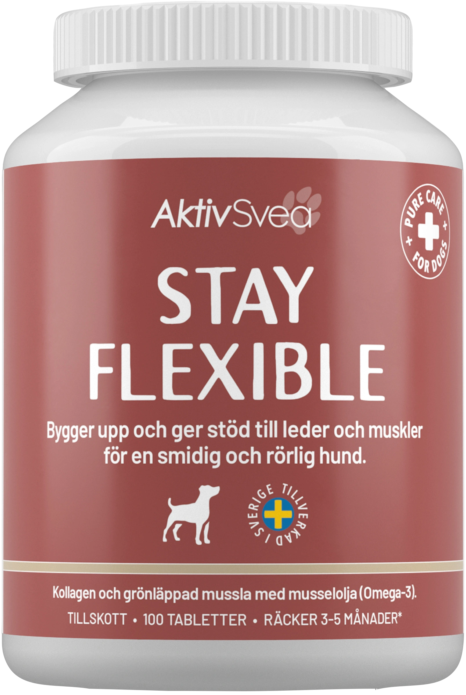 AktivSvea Stay Flexible 100 tabletter - Hundfoder & fodertillskott