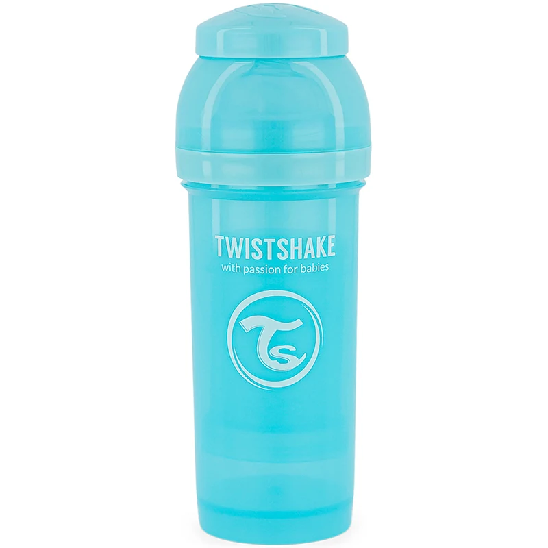 Twistshake Anti-Colic nappflaska 260 ml Pastell Blå - Nappflaskor & vällingflaskor