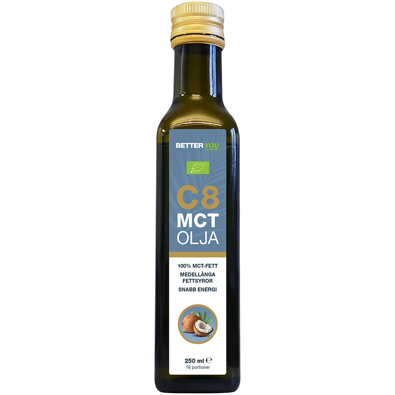 Better You Ekologisk C8 MCT Olja 250 ml - MCT-olja