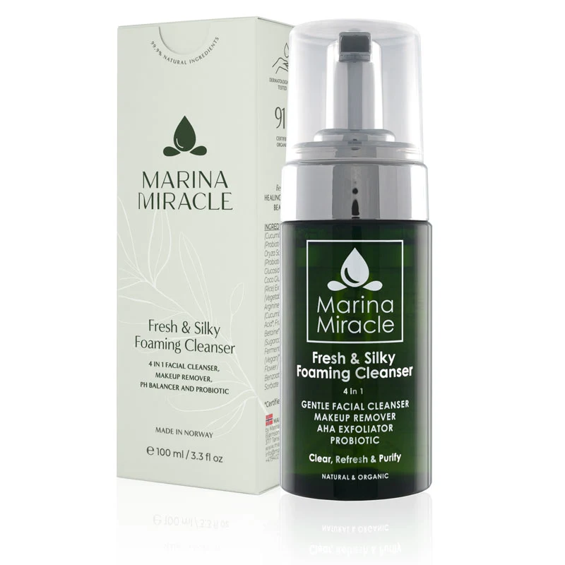 Marina Miracle Fresh and Silky Foaming Cleanser 100 ml - Ansiktsrengöring