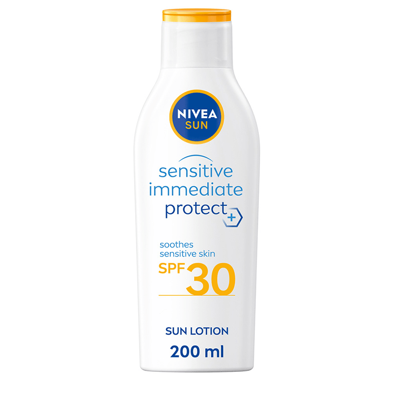 Nivea Sun Sensitive Immediate Protect Soothing Lotion SPF30 200 ml - Solskydd kropp