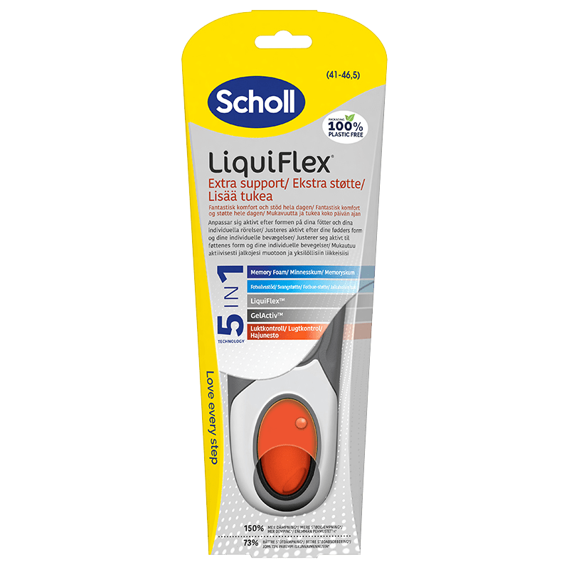 Scholl Insoles Liquiflex Extra Support S - Skosulor & skoinlägg