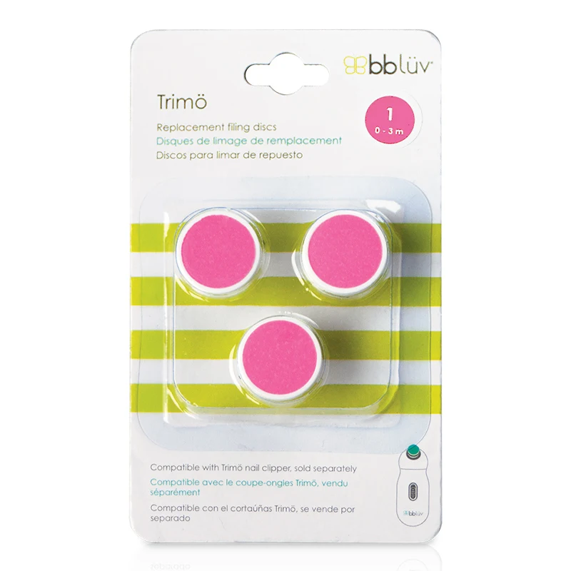 Bblüv Nagelfil Refill 0-3 mån - Nagelsax för barn