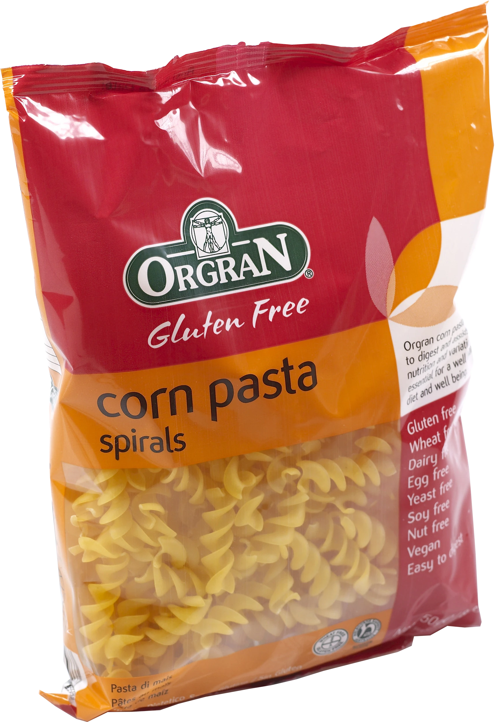 Orgran Majsspiraler glutenfri glutenfri pasta 250gram - Specialkost för barn