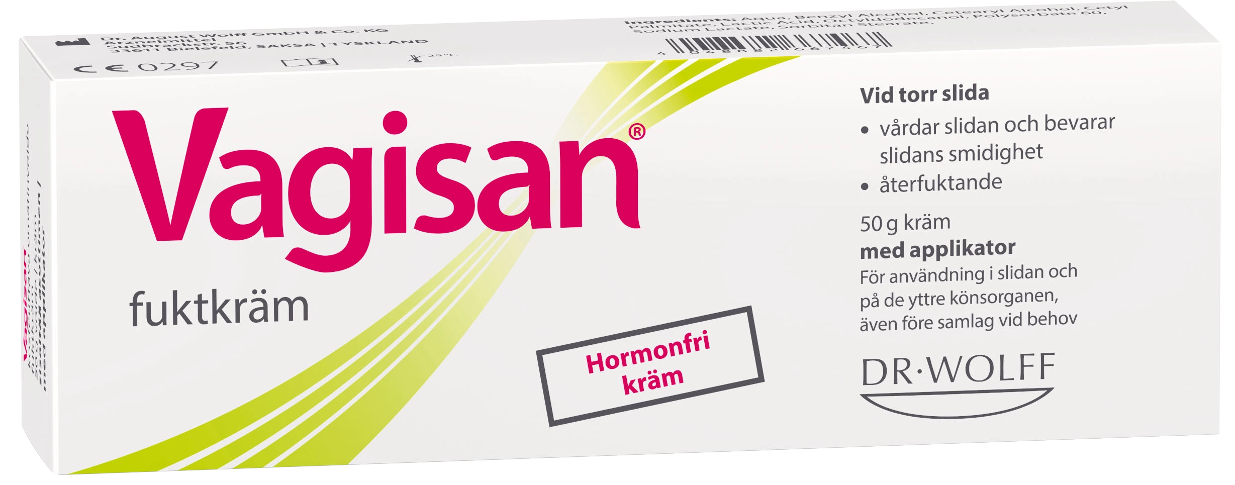 Vagisan vaginal fuktkräm 50 g - Intimkräm
