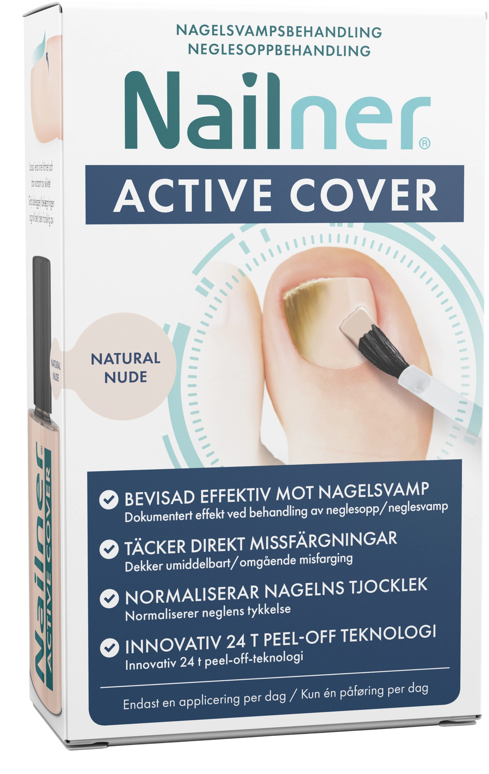 Nailner Active Cover Nagelsvampbehandling 30 ml - Fotsvamp