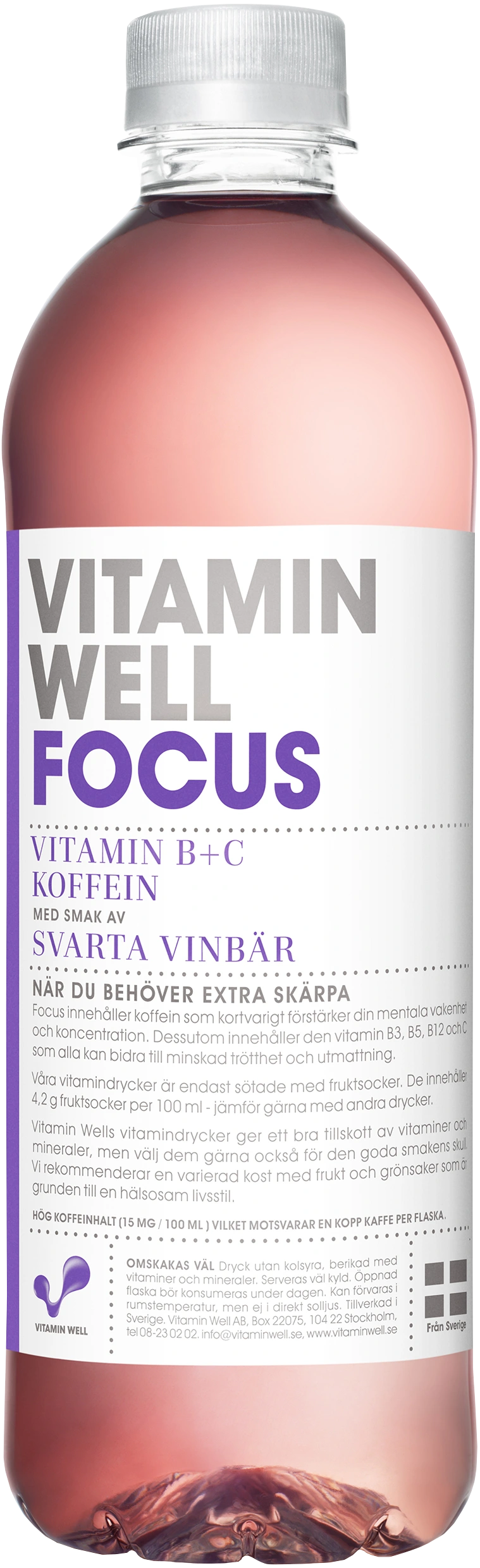 Vitamin Well Focus 50 cl - Drycker & shakes