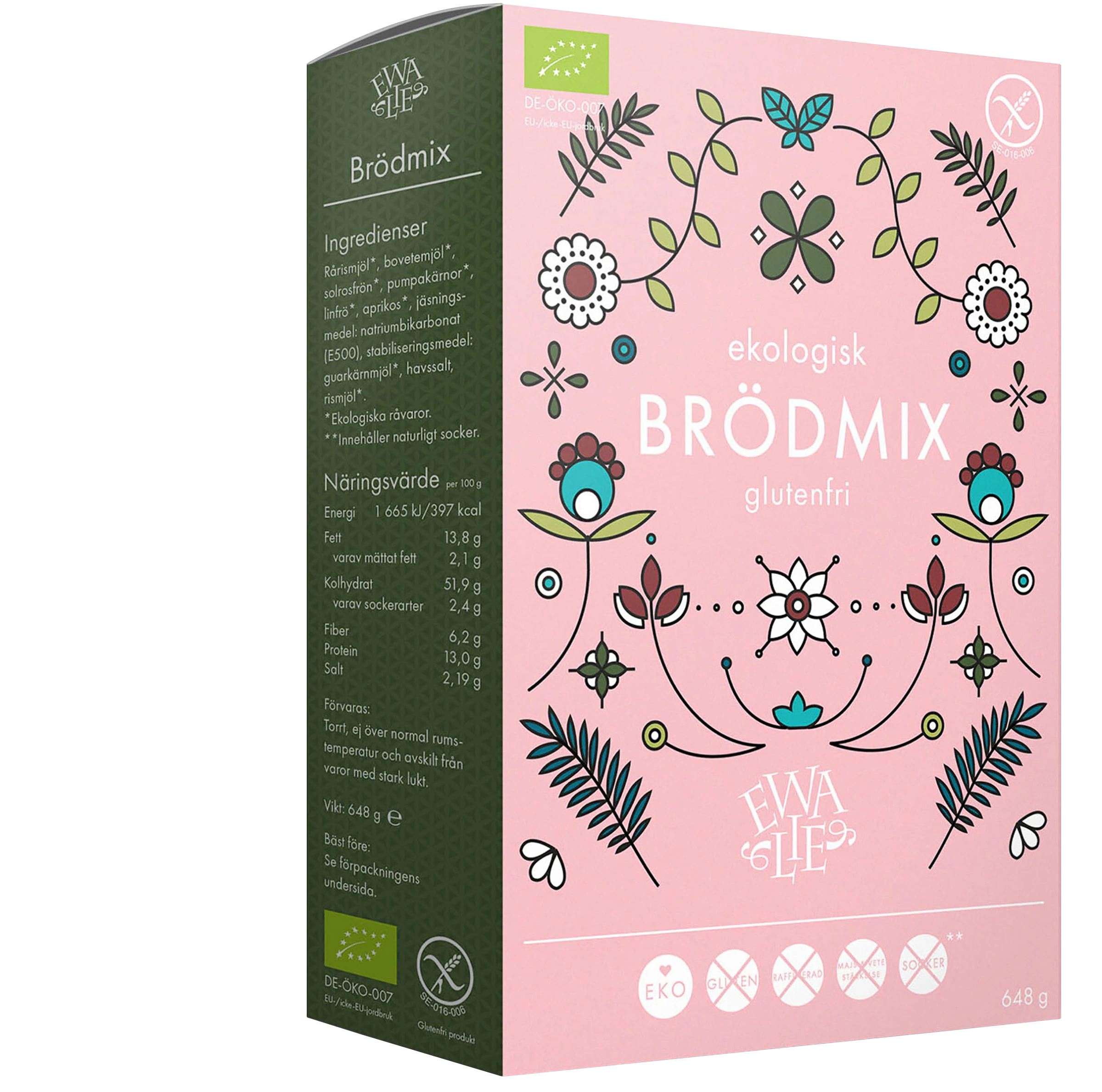 Ewalie Glutenfri brödmix 648 gram - Mat & dryck