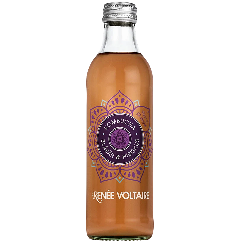 Renée Voltaire Kombucha Blåbär & Hibiskus 275 ml - Kombucha