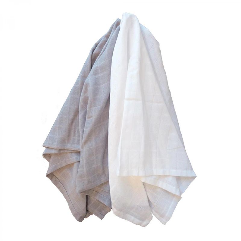 Summerville Organic Muslin 2-pack Grå - Babyfiltar