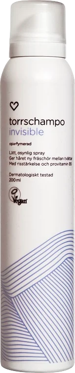 Hjärtats Torrschampo Invisible 200 ml