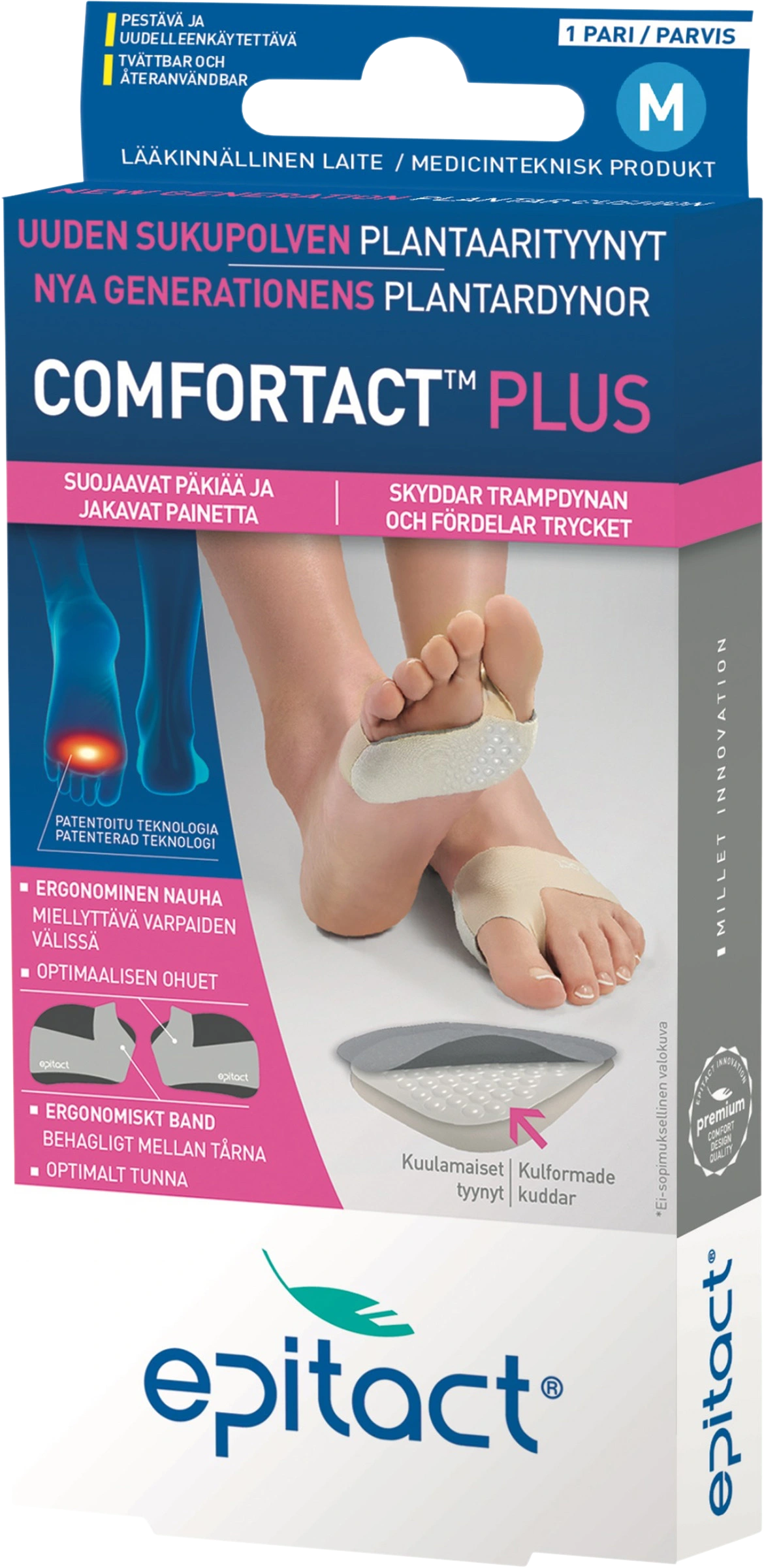 Epitact Comfortact Plus 2 st M - Skosulor & skoinlägg