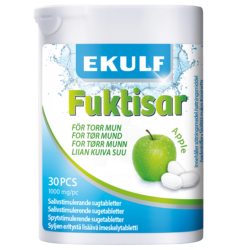 Ekulf Fuktisar 30 st Äpple - Muntorrhet