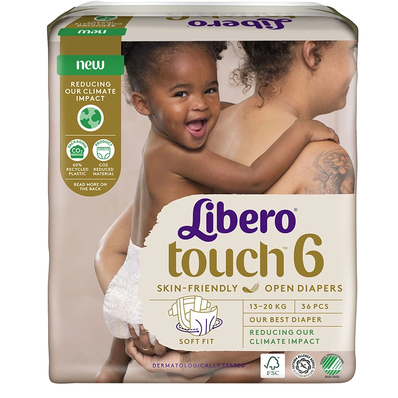 Libero Touch 6 Öppen Blöja 13-20 kg, 36 st - Blöjor