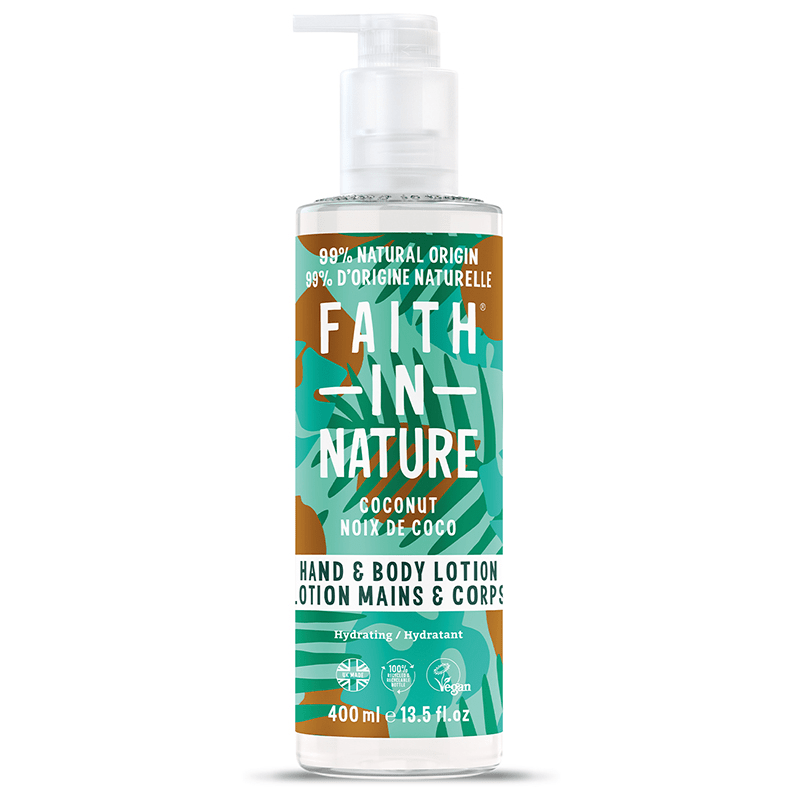 Faith in Nature Hand & Body Lotion Coconut 400 ml - Hudkräm & bodylotion