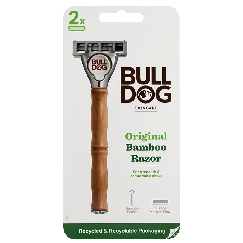 Bulldog Original Bamboo Razor Rakhyvel 1 st + Rakblad 2 st - Rakhyvlar herr