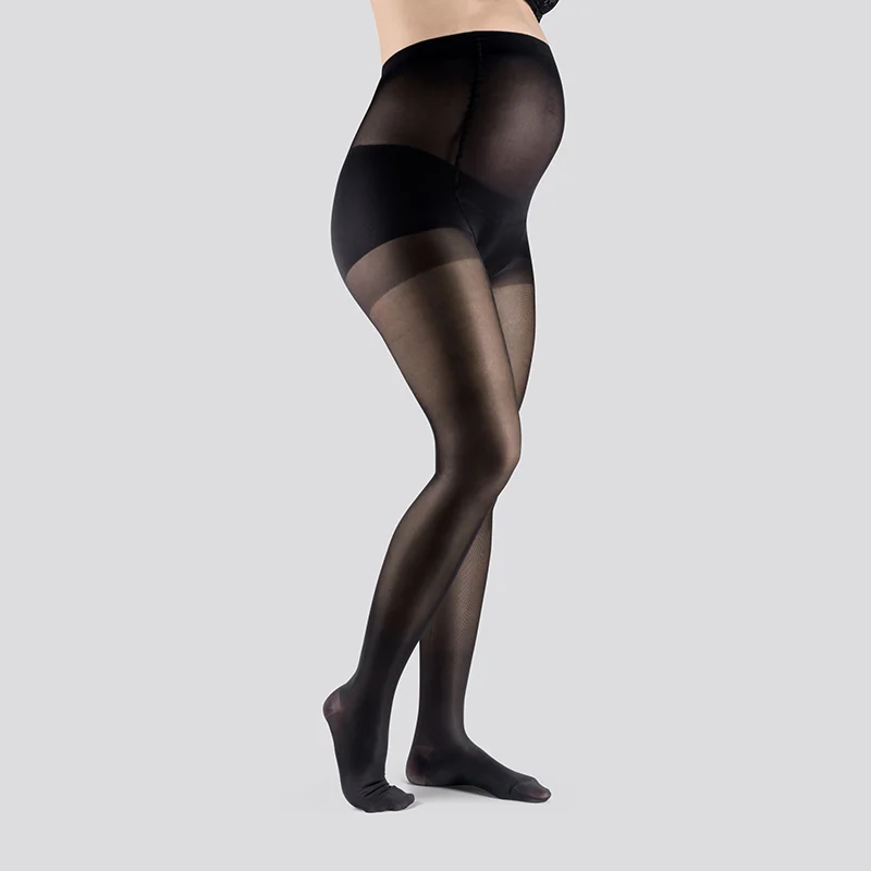 Mabs Nylon Tights Black Pregnant 1 par M - Stödstrumpor för gravida