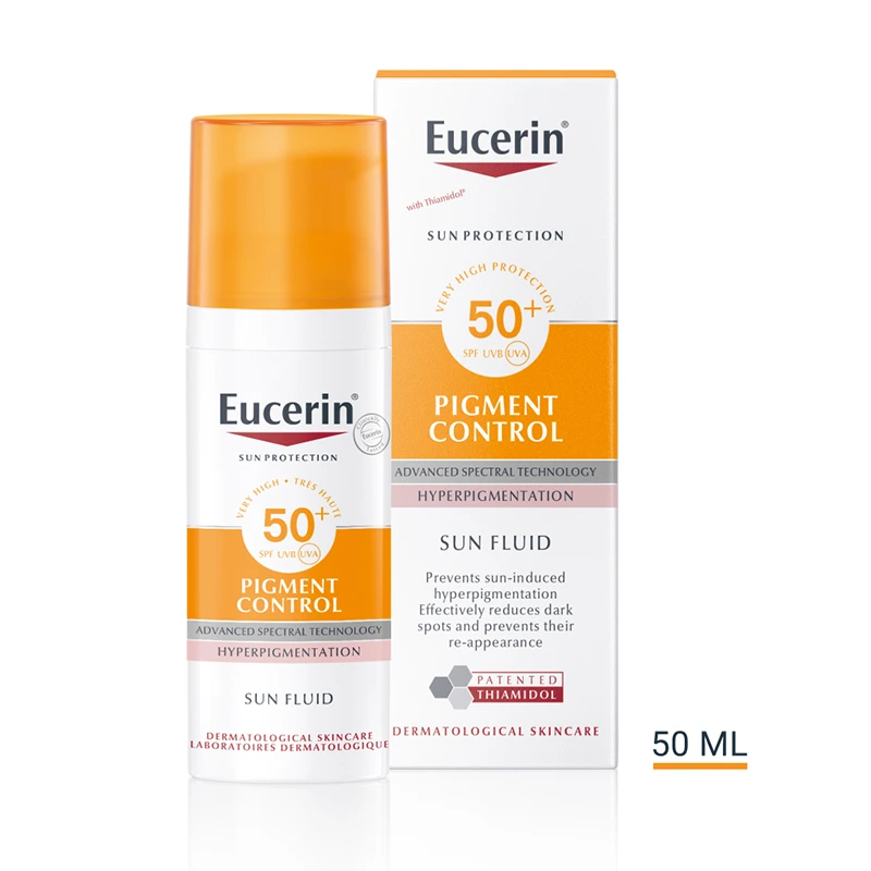 Eucerin Pigment Control Sun Fluid SPF50+ 50 ml - Solskydd ansikte