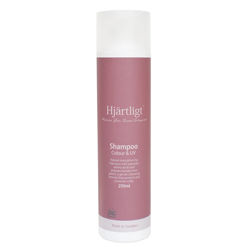 Hjärtligt Shampoo Colour & UV 250 ml - Schampo för färgat hår