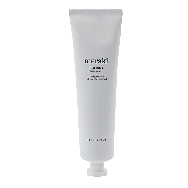 Meraki Fotscrub Calm Cedar Cosmos Organic 100 ml - Fotbad