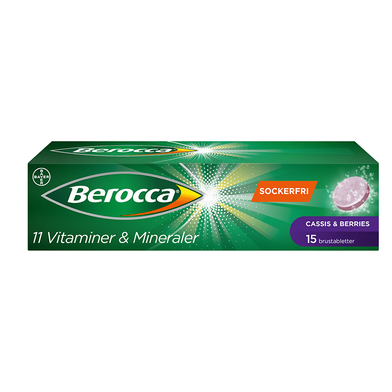 Berocca Energy Cassis & Berries 15 st - Kosttillskott för energi