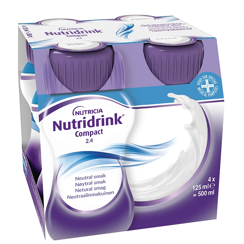 Nutridrink Compact Neutral 4x125 ml - Näringsdrycker