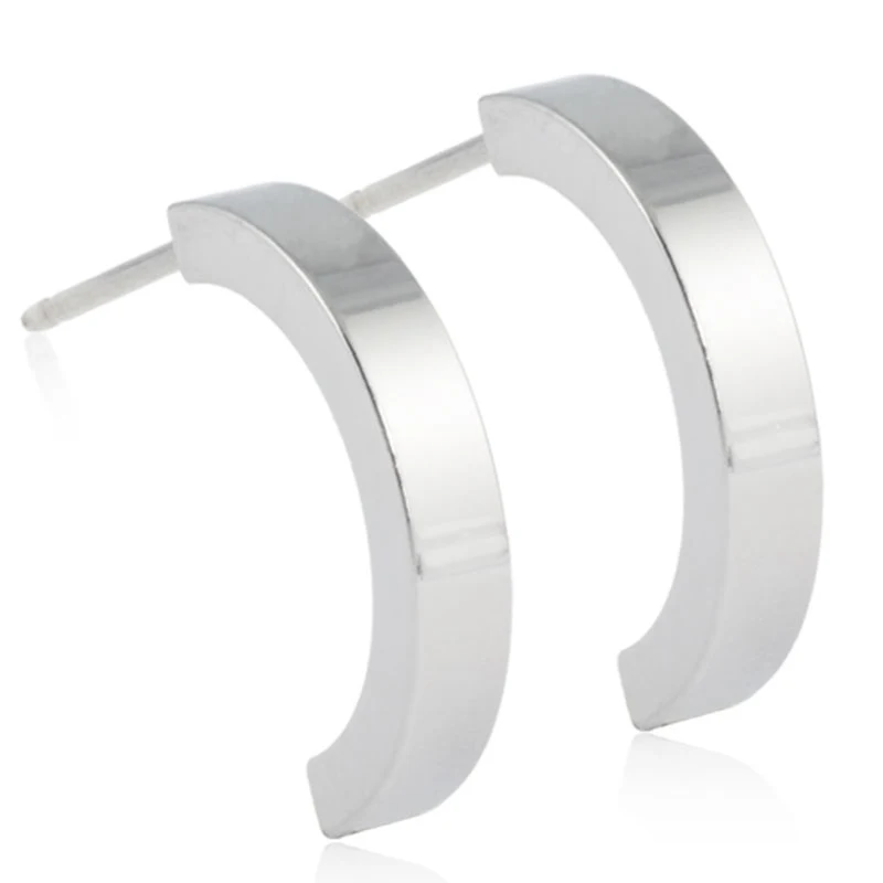 Blomdahl Örhängen Pendant Plain Curved - Örhängen