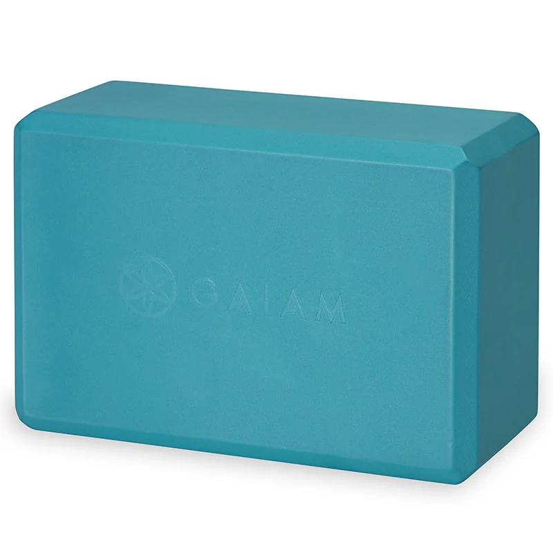 Gaiam Vivid Blue Block - Yogablock & yogastraps