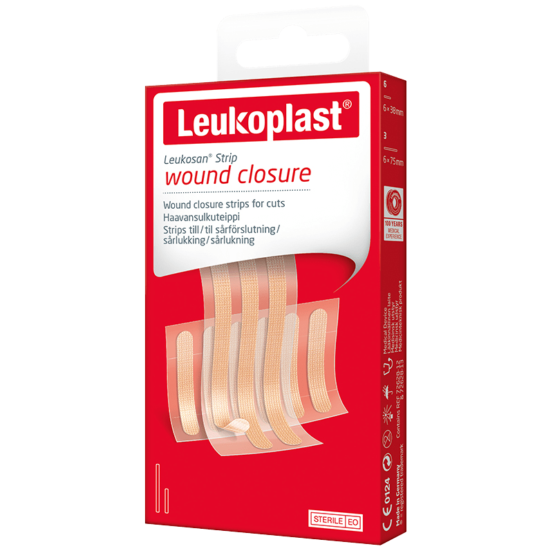 Leukoplast Leukosan Strip 6x38 cm 6 st 6x75 mm 3 st - Förband