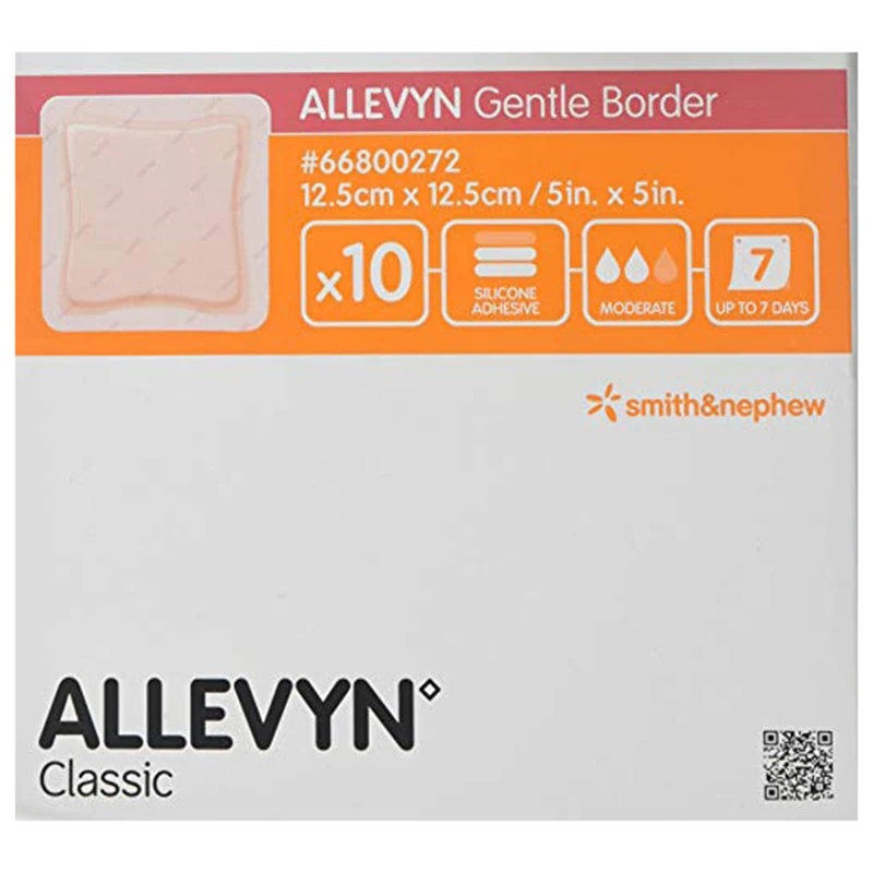 Allevyn Gentle Border 12,5 x 12,5 cm 10styck - Förband