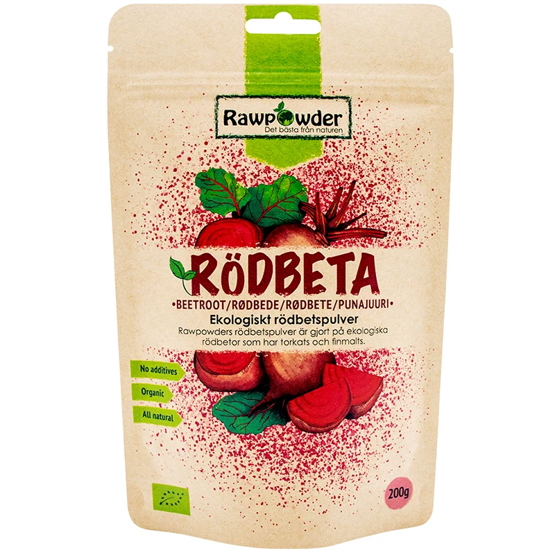 Rawpowder Rödbetspulver 200 g - Smaksättning & sötning