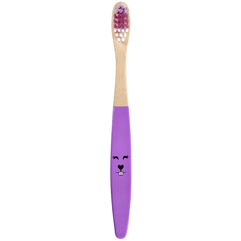 EasyFairy Bambutandborste 3-5 år Purple