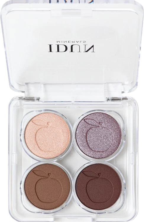 IDUN Minerals Mineral Eyeshadow Palette 4 g Lavendel - Ögonskuggspalett