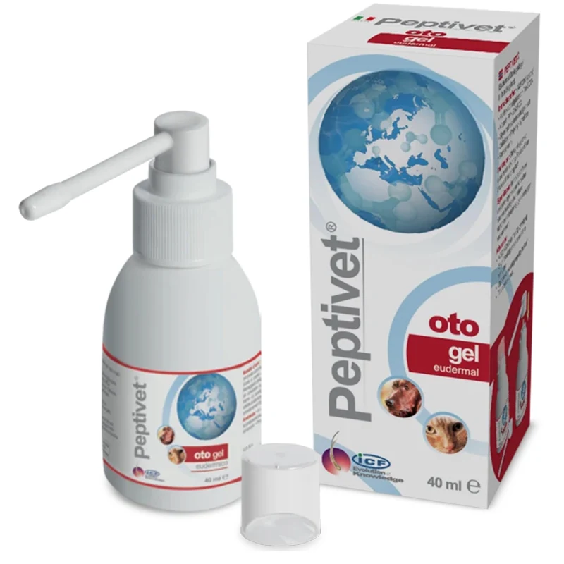 ICF Peptivet Oto Gel Örongel 40 ml - Ögon & öronproblem hos hund