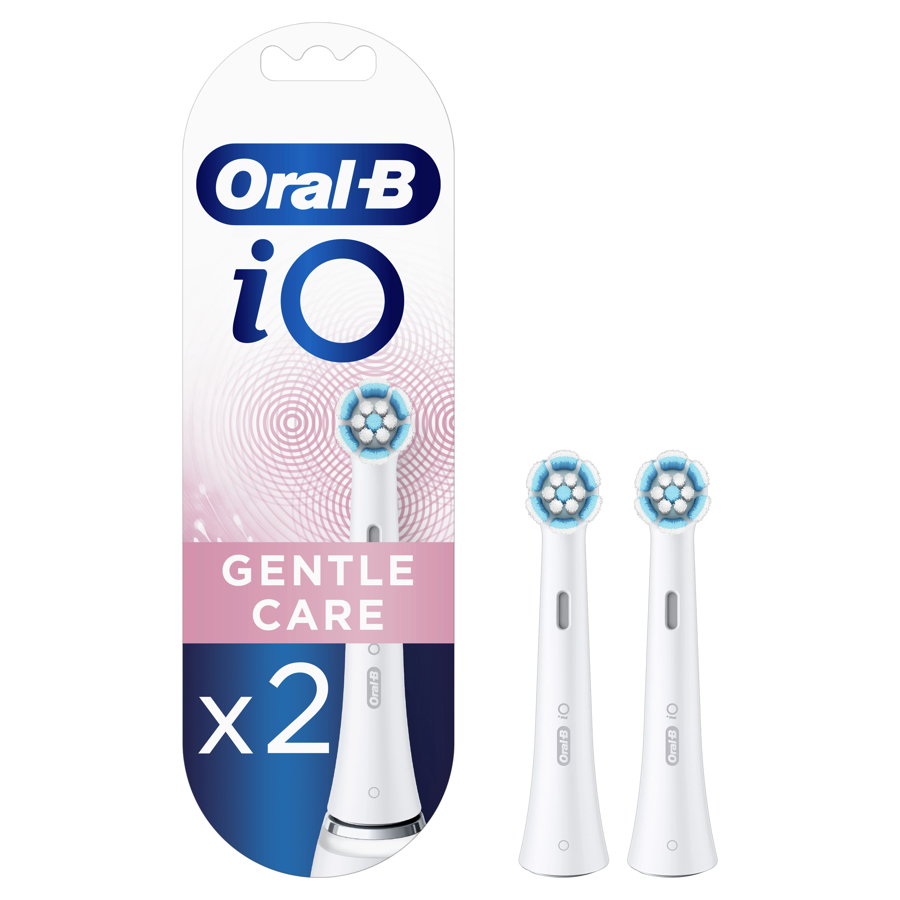 Oral-B iO Gentle Care Borsthuvud 2-pack - Tandborsthuvuden
